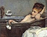 Alfred Stevens Canvas Paintings - The Bath